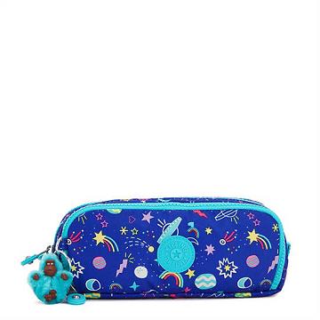 Kipling Gitroy Printed Pencil Case Väska Marinblå | SE 1306KO